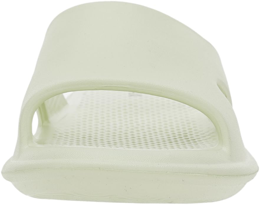 Image of BRONAX Shower Slippers for Women Men Soft Comfy Lightweight Quick Dry Flip Flops Cloud House Home Open Toe Slides Size 8 Indoor Bath Bathroom Beach Pool EVA Sole Sandals Green