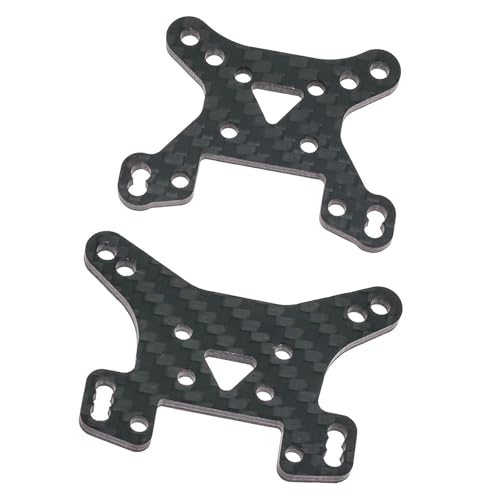 sporful Kit de Torre de Amortiguación RC de Fibra de Carbono Compatible con Lelaro Am-X1 LY195 - Piezas de Reparación Delanteras y Traseras