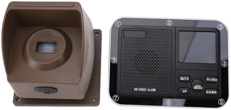 Driveway Alarm, 800M Long Range Weatherproof Motion Sensor & Detector for Home Security Alert System Monitor