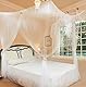 Prinzessinnen-Betthimmel,Betthimmel mit 4 Ecken für Mädchen und Erwachsene,König Twin Full Size Himmelbett für Erwachsene Schlafzimmer,Raumdekoration für Schlafzimmer