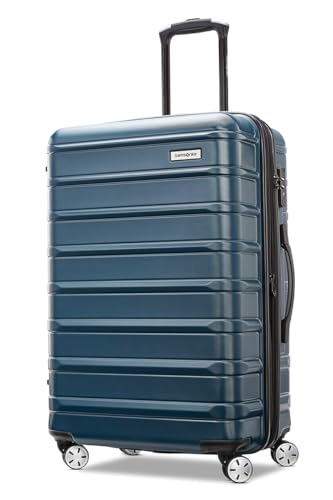 Image of Samsonite Omni 2 Hardside Expandable Luggage with Spinning Reels, Nova Teal, 2pc set (20 /24 inch), Modern