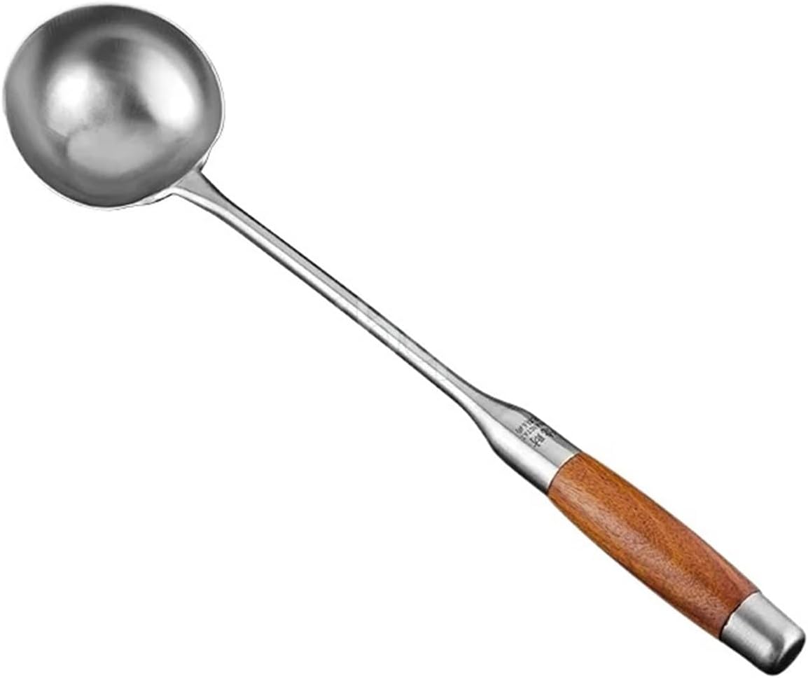 Long Handle Soup Ladle Spoon Stainless Steel Kitchen Cooking Utensils Tool(K)