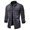 Work Tops for Men Mens Shirt XXL Mens Long Sleeved Shirts Checked Polo Top for Men Adult Long Sleeve Shirt Cotton Sleeve Polo Top Slim Men's Sweatshirts Size XL Shirts Clothes Black #2