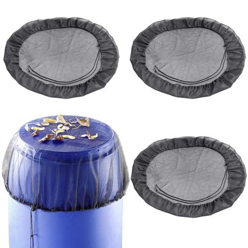 4 Pièces Filet Recuperateur Eau,Filet Protection Recuperateur Eau de Pluie 60cm,Recuperateur Eau Pluie,Filet Citerne Pluie,Filtre Eau de Pluie,Filet pour Cuve à Eau (60)