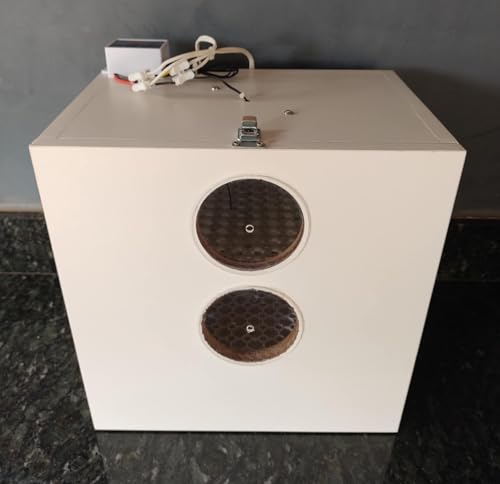 Chocadeira compacta para 60 ovos de galinha ou 180 de codorna com controle de temperatura automático