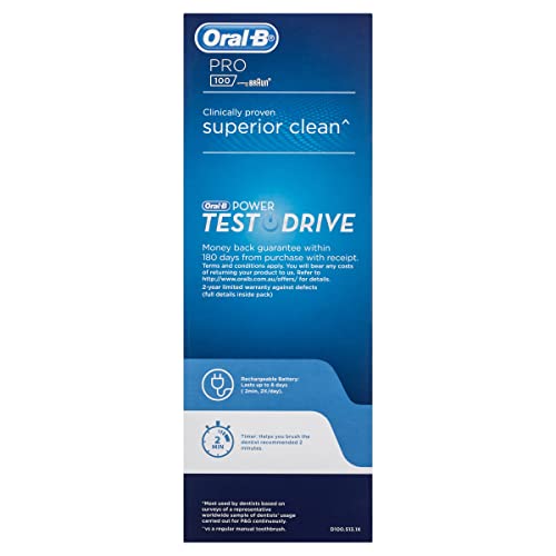 image for Oral-B Pro 100 CrossAction Electric Toothbrush, Black, 1 count (Pack o