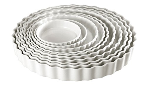 Pillivuyt Pie dish no. 2 - 13.5 x 2.5 cm - White