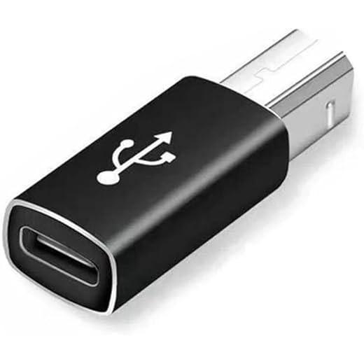 USB-C to Printer & MIDI Adapter Converter