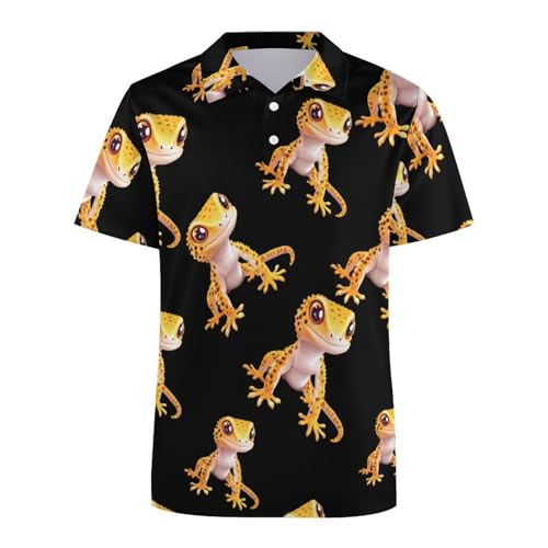 Polo de manga corta transpirable para mujer con estampado de leopardo 5
