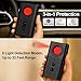 Hidden Camera Detectors for Travel - One-Touch Operation | GPS Tracker Detector | Spy Camera Finder | Hidden Bug and Camera Detector - for Hotel, Vacation Rental - Ideal for Solo Travel