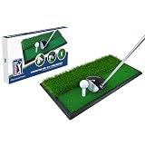 PGA Tour Unisex Adult Launch Pad Pro - Alfombrilla de Entrenamiento 2 en 1, Azul, N/A