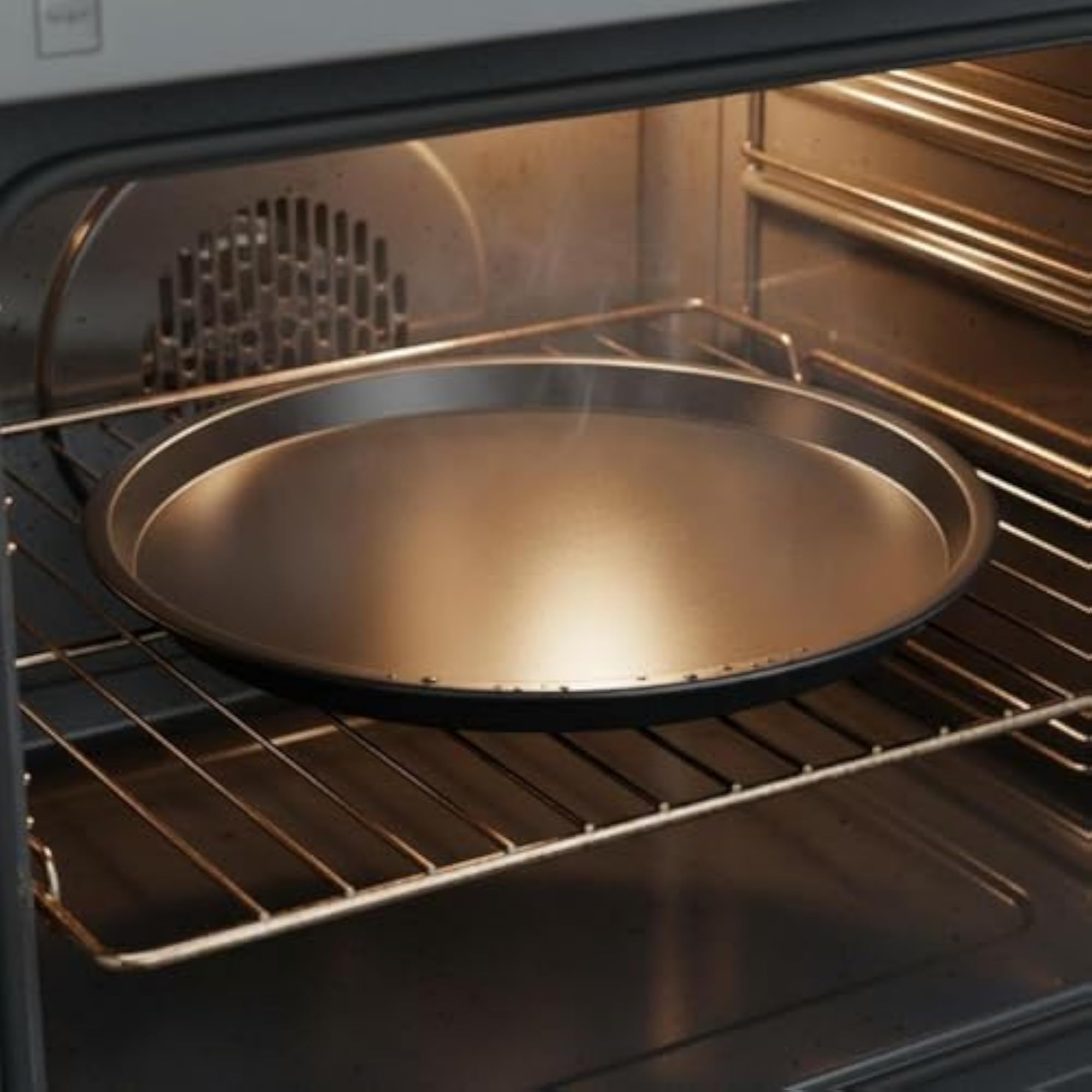 Round Non-Pizza Cooking Tray for Effortless Baking