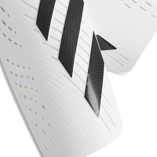 image for adidas Unisex-Adult Tiro Club Shin Guards, White/Black, Small