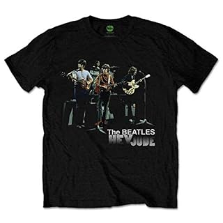 Rockoff Trade T- Shirt Homme - Les Beatles, Paul McCartney, John Lennon, RIngo Starr, George Harrison