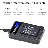 DuraPro 2 szt. DMW-BCG10 DMW BCG10 bateria + ładowarka USB LCD do Panasonic DMW-BCG10, DMW-BCG10E, DMW-BCG10PP i Panasonic Lumix DMC-TZ10 DMC-3D1, DMC-TZ6, DMC-TZ7, DMC-TZ8