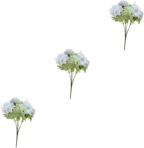 IMIKEYA 3pcs Artificial Flower Bouquet Lifelike Flower Bouquet Artificial Sunflower Bouquet Faux Flower Stems Ramo De Flores Artificiales Flowers