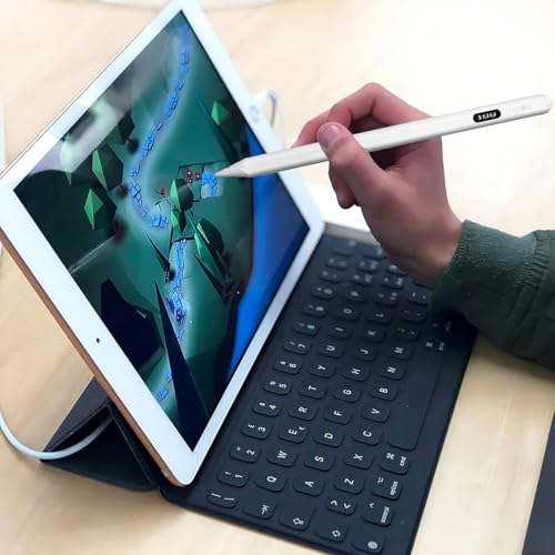 Genérico Caneta Stylus Touch Digital Capacitiva de Alta Sensibilidade Ponta Fina 1.5mm Bateria Recar