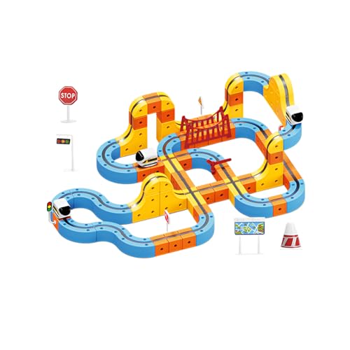 [Luvian]�y���K�i�z2026 �V���� �L���[�u���[�� �~�j�g���C�� ���� ���̋O�� �d�� �������� DIY�g�ݗ��ăg���b�N�J�[ �d���~�j�g���C���Z�b�g ���̋O�� ���V��� �}�O�l�b�g�� ���[ ���J�[�d����ԃZ�b�g ���S���S ABS�f�� �炭�炭�g�ݗ�