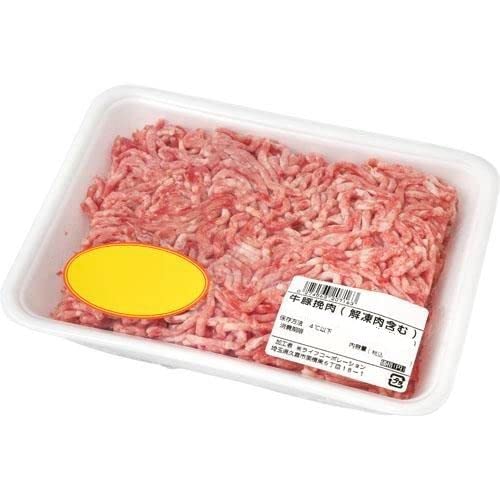 【量り売り商品】牛豚挽肉(解凍肉含む) 牛肉(豪州産・国産)豚肉(国産・米国産) 約480g(412g-547g)のサムネイル