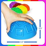 Yes4All ZS2H 3 Shapes Hedgehog Balance Pods and Balance Disc, felsige und geometrische Stabilität