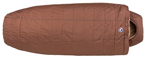 Big Agnes Whiskey Park 0 (Thermolite Extra) Sleeping Bag, Wide Long, Cappuccino