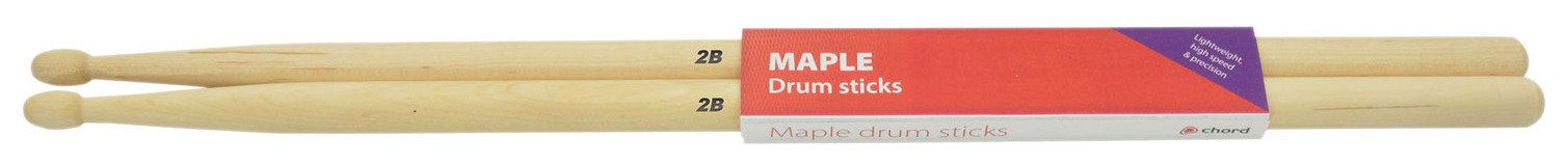Chord M2BW Maple Drum Sticks