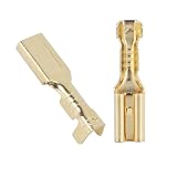 JOYELEC Capicorda Terminali da Crimpare in Rame 263 Pezzi — Connettori Elettrici Piatti Isolati (Femmina) da 2,8 mm, adatti per Auto e Cavi Elettrici, in confezione sacchetto