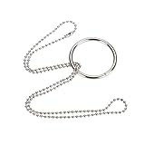 magische ringe auflösung Ring Durchmesser : Ca. 4.4cm REFURBISHHOUSE Magischen Ring Kette Metall Zaubertrick Requisiten Knoten