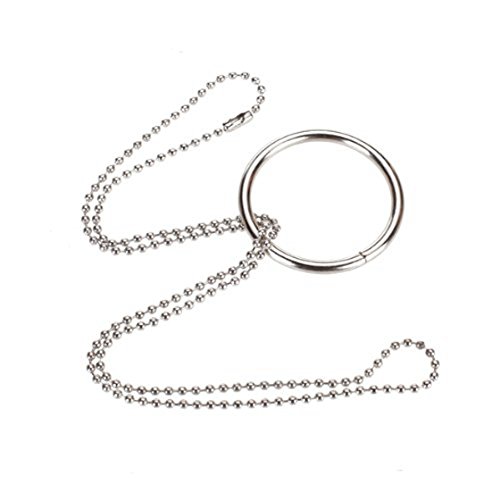 SAKASO Magischen Ring Kette Metall Zaubertrick Requisiten Knoten Cover