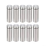 Premium-Edelstahl-Befestigungsschrauben für Werbetafeln, 10 Stück, Industriestärke (19 x 30 mm)