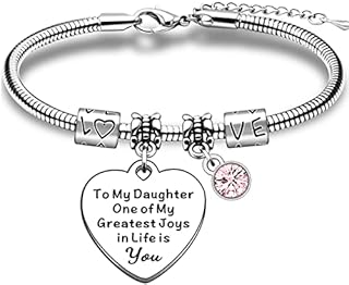 TTOVEN Daughter Bracelet Daughter Gifts from Mum Dad