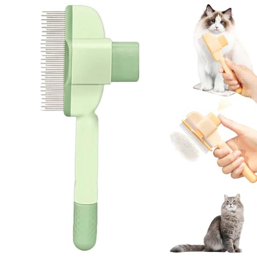 Pet Flea Comb Grooming Brush, 2025 Upgraded Flea Comb for Cats Do...