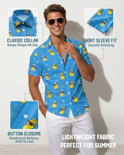 Image of 99TIMORO Fathers Movie Hawaiian Shirt for Men, Characters Button Down Short Sleeve Top, Summer Beach Gifts