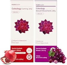 FOODOLOGY Garcinia Twin Jelly: Cutting & Bowel Movement Jelly, Dietary Fiber Supplement for Weight Loss, Balanced Diet and Gut Heath, Debloating, Easy-to-go