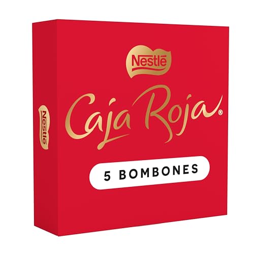 CAJA ROJA Bombones de chocolate estuche, 43 g