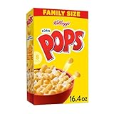 Kellogg's Corn Pops Breakfast Cereal, Kids Cereal, Family Breakfast, Family Size, Original, 16.4oz Box (1 Box)
