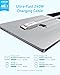 Anker Zolo USB C to USB C Cable, Braided and Dirt-Free Type-C Fast Charging Cable, Slim Connector,for MacBook Pro, iPhone 17/16/15, iPad Pro, Samsung Galaxy,and More (240W) (White, 6FT/1.8m)