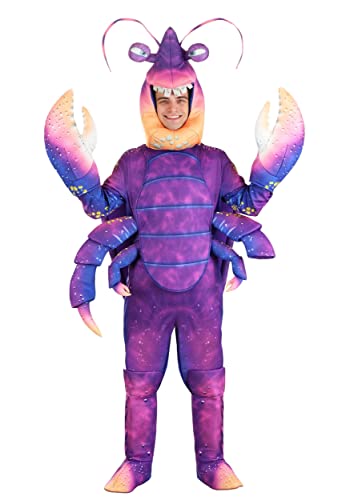 Disney Moana Tamatoa Costume for Adults - Jumpsuit Shell Headpiece Mitts Boot Covers - Officially Licensed X-Large