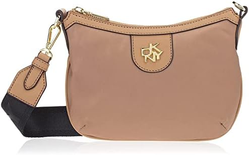 DKNY bolso bandolera Carol Saddle Cross Bag Cashew marrón claro