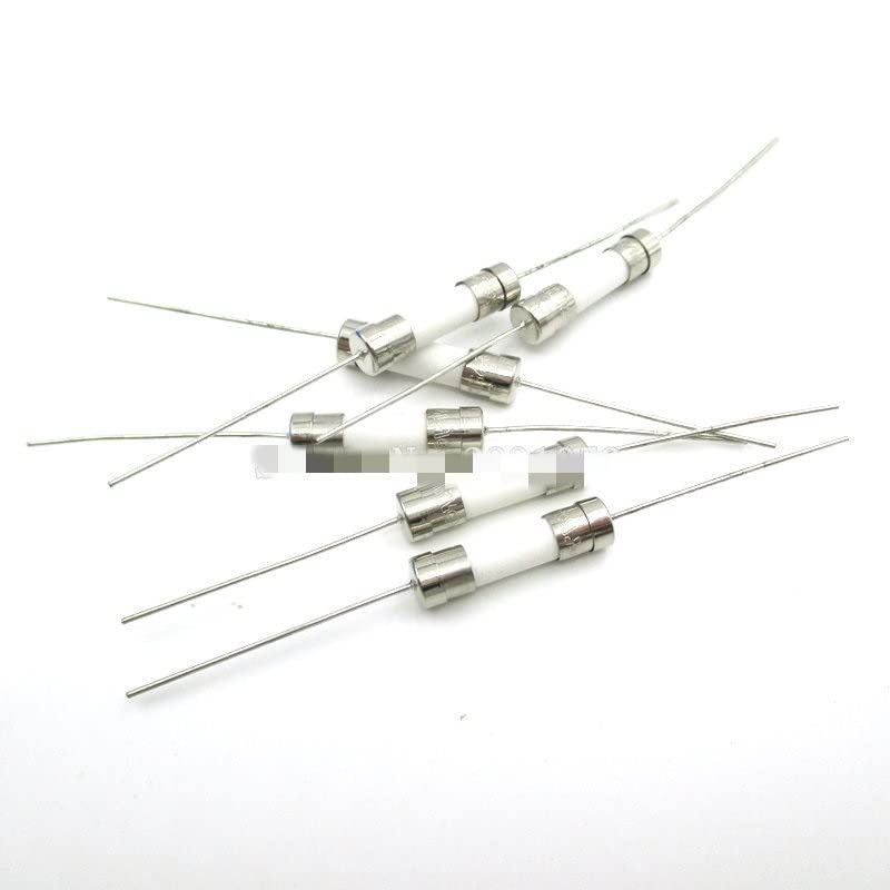 Fuse 10PCS/LOT Slow Blow Ceramic 5 * 20mm T6.3A 250V with 2 Pin 6.3A/250V 5X20MM New