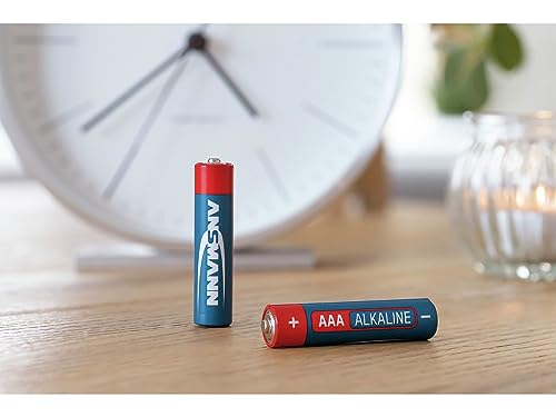 Pilas alcalinas AAA Ansmann Red micro LR03 de 1.5V paquete de 20 5