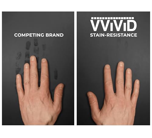 VViViD+ Ultra Matte Deep Black Vinyl Car Wrap Roll with Nano Air Release (1ft x 5ft) - Image 6