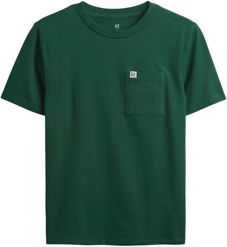 Gap Boys' Short Sleeve Logo Pocket Tee