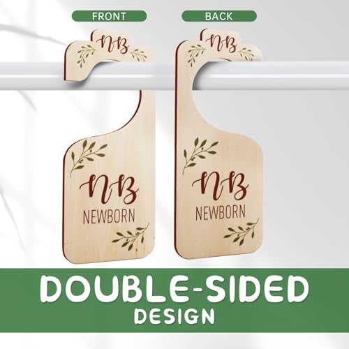 Save 50% on Baby Closet Dividers - Set of 8 Wooden Organizers - Image 3