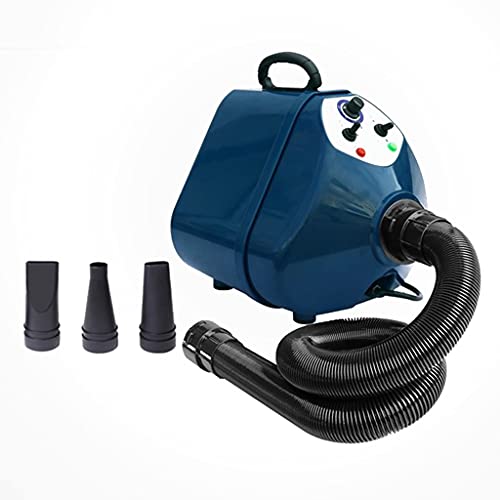 Badezubehör Haushalts-Hochleistungs-Universal-Haartrockner Für Katzen Und Hunde Haustierspezifisches Haarblasgerät Wasserblasmaschine Hundehaartrockner Trockner (Color : Blue) Cover