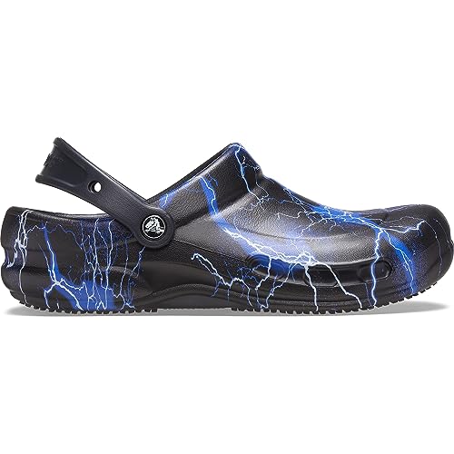 Image of Crocs Unisex-Adult Bistro Graphic Clogs, Slip Resistant Work Shoes