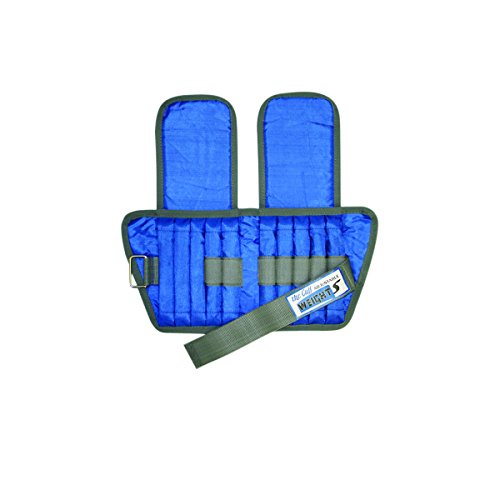 CanDo Adjustable Ankle Weight, Blue, 10 Pound - Thumbnail 2