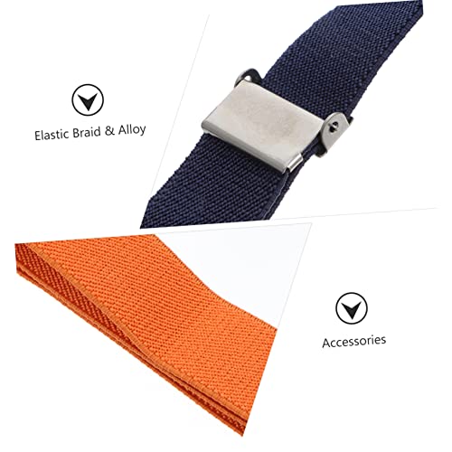 5 Pcs Adjustable Elastic Kids Waistband Buckles Stretchy Waist Belts for Boys and Girls Practical Dress Strap for Children3