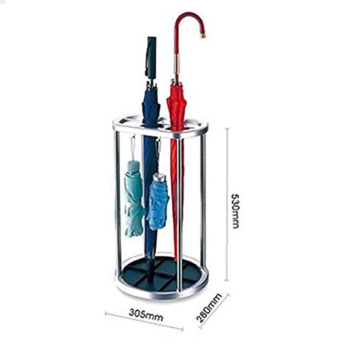 Porte-parapluie en acier inoxydable au design épuré durable - 7