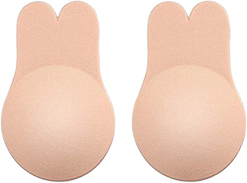 Breast Lift Nipple Covers,Adhesive Bra Instant Breast Lift Silicone Covers Pasties Tape 2 Pairs2